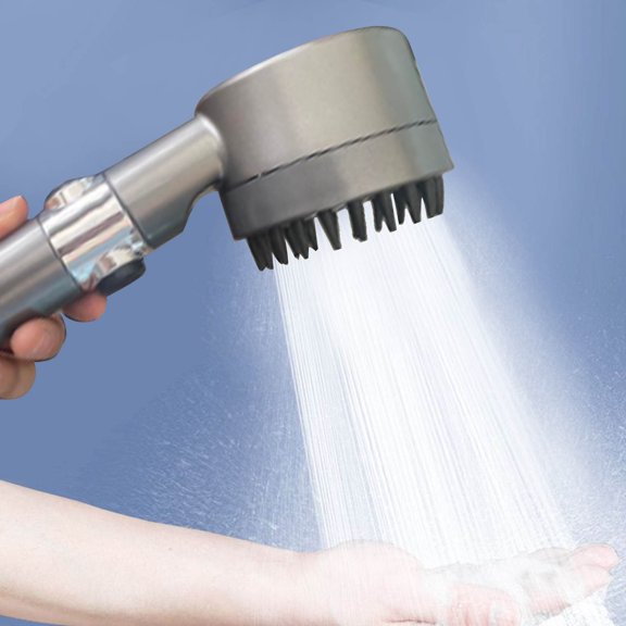 Tuvgenk Rv Shower Head High Pressure Handheld Detachable Shower Head 3 Spray Modes Plastic Replacement Black for Home Bathroom