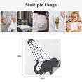 thumbnail image 5 of Elephants Showering Cloth Napkins, Modern Abstract Art Funny Animals Washable and Reusable Dinner Napkins Set of 2, Table Napkin for Kitchen Party Birthday Wedding Hotel Housewarming 20"x20", 5 of 9
