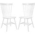 thumbnail image 3 of SAFAVIEH Parker Solid 17 in. H Spindle Dining Chair, White, Set of 2, 3 of 12