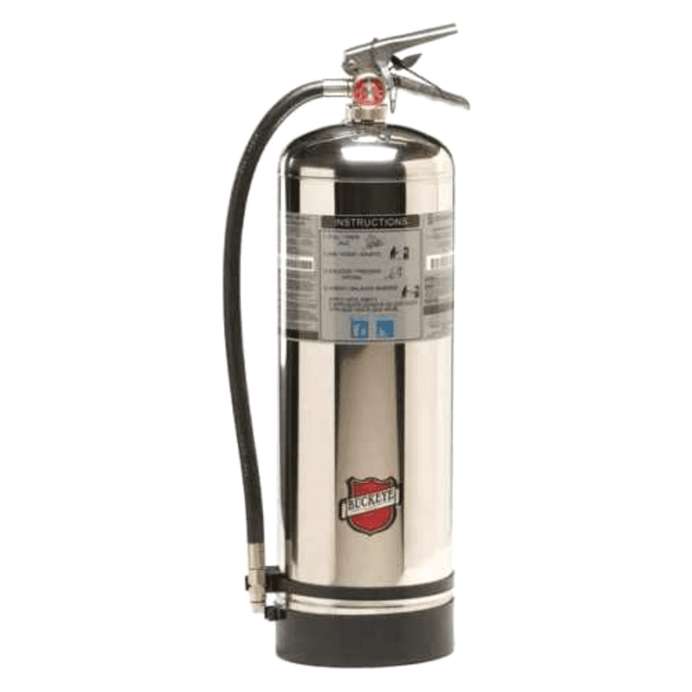 New Buckeye Water Fire Extinguisher With Schrader Valve Empty 