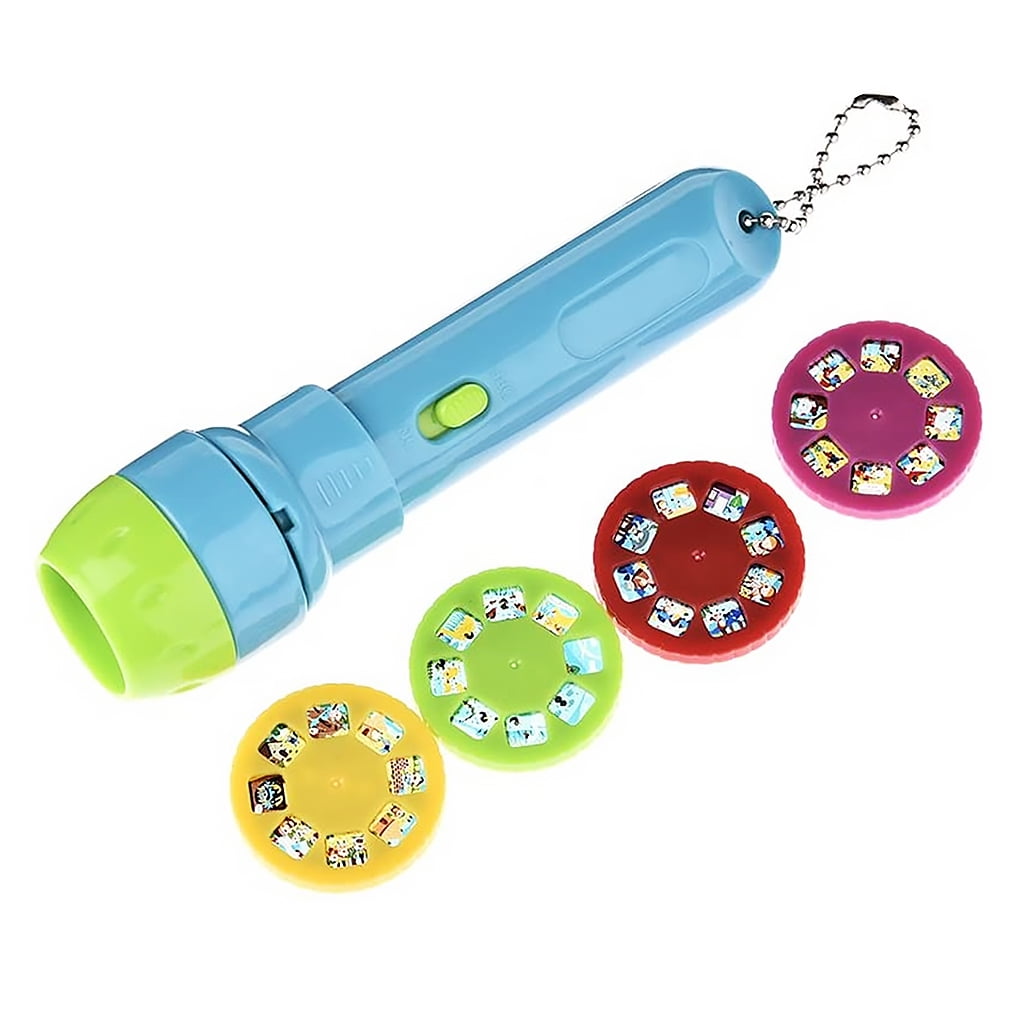 Kids Projector Flashlight Children Classic Story Cartoon Tale Bedtime