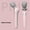 Pink, variant on Deep Tissue Massage Gun USB Rechargeable Portable Full Body Muscle Massage 5-speed Adjustable Fascia Gun Pink and Black