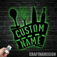 thumbnail image 5 of Craftnamesign Custom Kitchen Metal Sign, Kitchen Art, Custom Kitchen Sign, Restaurant Decor, 5 of 5