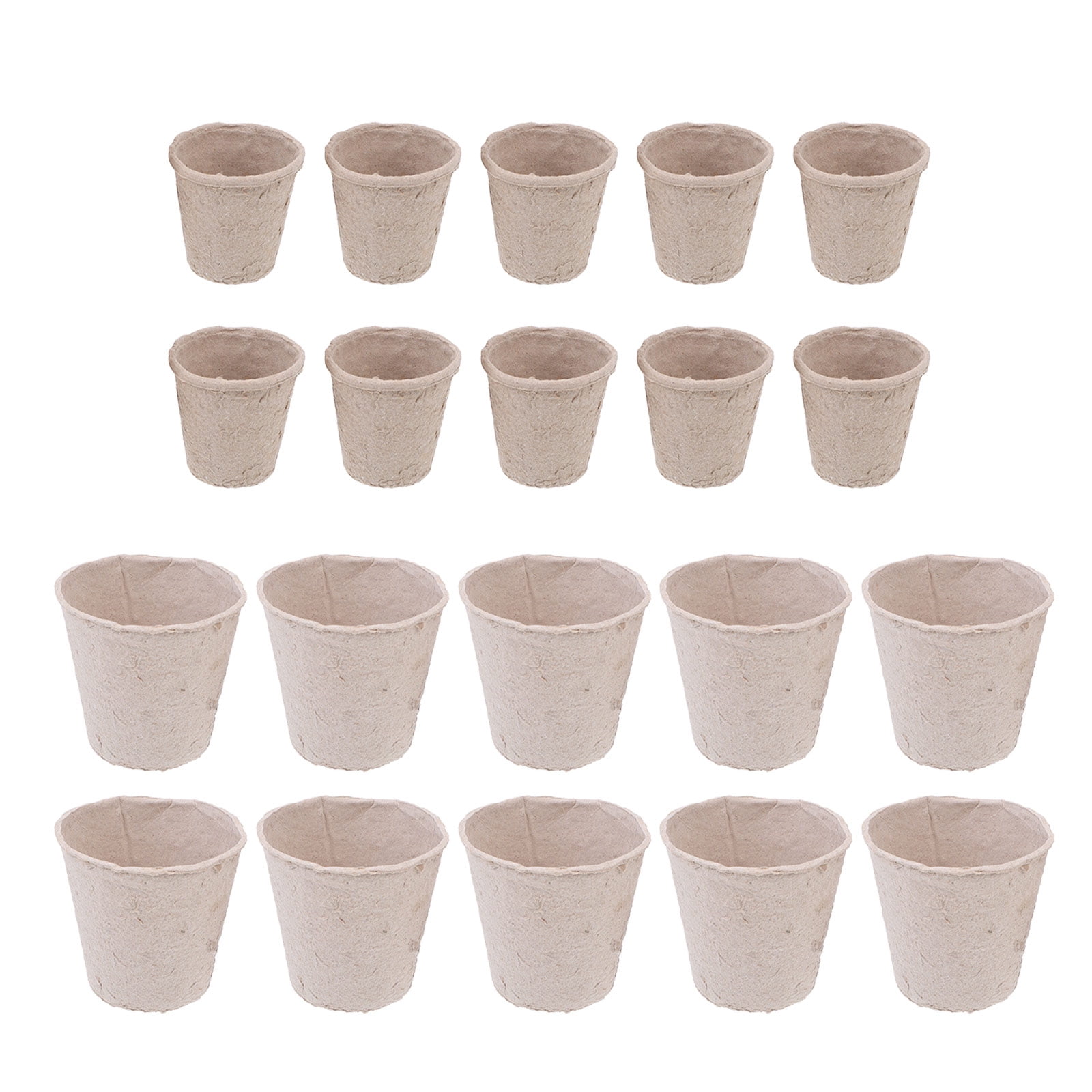 100pcs Germination Cups Paper Pulp Biodegradable Plants Sapling Growing ...