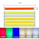 thumbnail image 3 of Módulo de Chip LED COB de 2W, 3W, 5W, 6W, 8W, 12V, brillo Ultra alto, luz ambiental multicolor, diseño DIY, 3 of 4