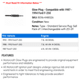 thumbnail image 2 of Glow Plug - Compatible with 1987 - 1994 Ford F-250 1988 1989 1990 1991 1992 1993, 2 of 2