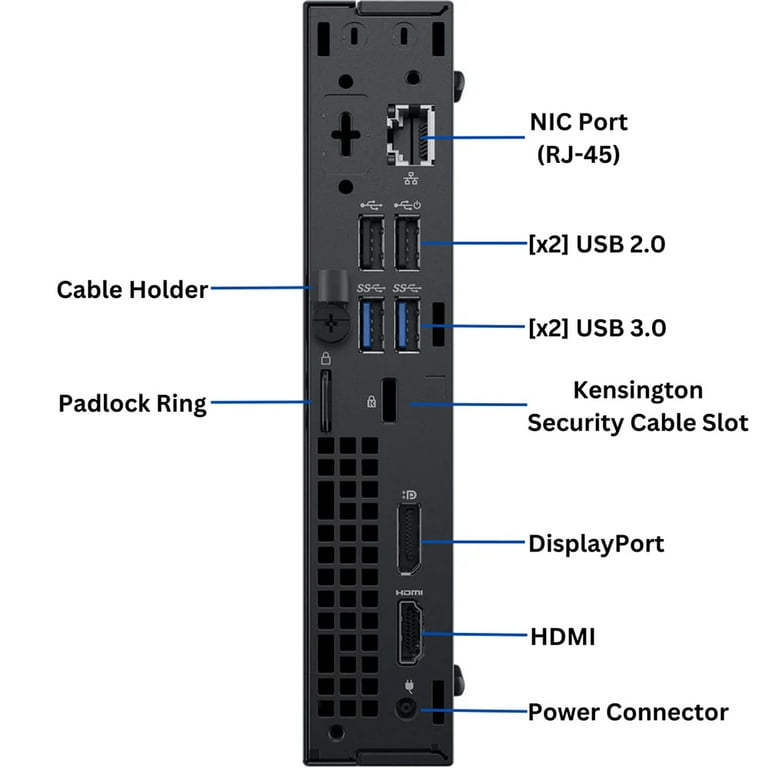 Dell OptiPlex 3060 Micro Desktop Computer | Intel Hexa-Core i5