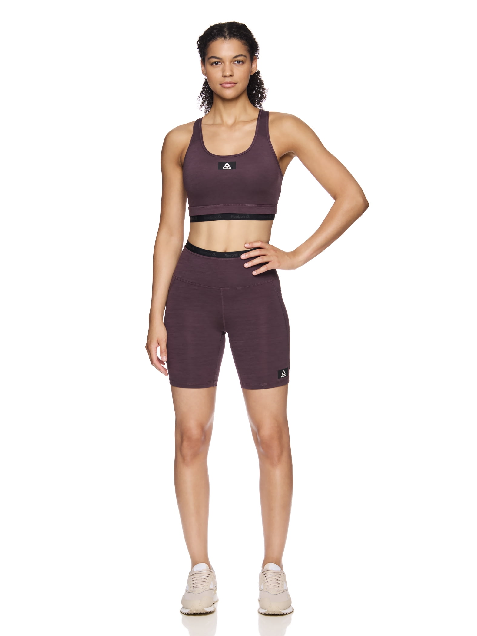 Reebok Women's Medium Impact Flex Sports Bra With Removable Cups, Sizes XS-XXXL