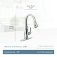 thumbnail image 3 of Moen Brantford Spot Resist Stainless One-Handle Pulldown Kitchen Faucet, 3 of 7