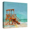 thumbnail image 4 of Masterpiece Art Gallery Lifeguard At The Beach By Studio Arts Canvas Art Print 30" x 30", 4 of 4
