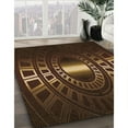 thumbnail image 2 of Ahgly Company Indoor Square Patterned Saddle Brown Area Rugs, 8' Square, 2 of 6
