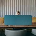 thumbnail image 6 of DECOLAB Desk Dividers, Free Standing Desk Privacy Panel Shield Board for Student, Office, Classroom, Home, 48"x18", Sapphire, 6 of 9