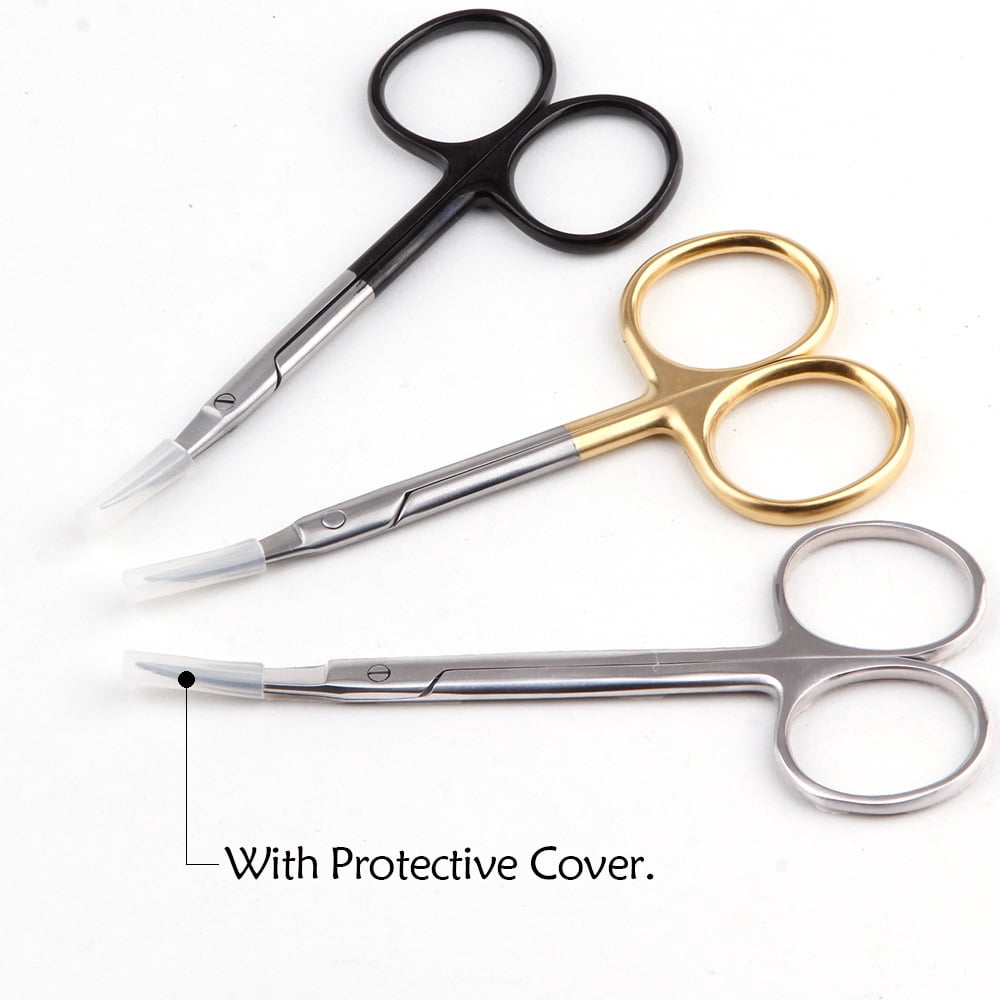 Manicure Scissors Cuticle Cut Curved Tip Pedicure Stainless Steel Nail Clipper