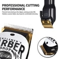thumbnail image 3 of BESTBOMG Cortapelos profesionales actualizados, kit de corte de pelo inalámbrico, recargable, 2000 mAh, recortador de barba, kit de aseo con 6 peines guía y para hombres/padre/esposo/novio, 3 of 5