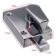 thumbnail image 2 of Toilet Bathroom Door Lock Toilet Latch Door Lock Turning Latch Toilet Lock for Toilet, Shower, Bathroom, 2 of 8