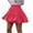Hot Pink, variant on JMKQLZ Women's Summer Casual Patchwork Mini Pleated Skirt