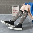 thumbnail image 5 of KLL Hedgehogs and Flowers1 Print Cool Socks Men's Women's Crew Socks Funny Crazy Novelty Stockings, 5 of 6