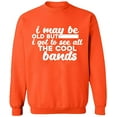 thumbnail image 2 of OXI Crewneck Sweatshirt - The Cool Bands, Basic Casual Sweatshirts for Men's and Women Fleece Sweatshirt Long Sleeve - Orange 2X-Large, 2 of 2