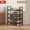 4 Layers 23.62inch, variant on Single Unit Multi-Level Shoe Storage Rack - Durable Black Organizer with a Minimalist Design Suitable for Entryways, Bedrooms, And Hallways - Space-Efficient, Versatile, And Easy to Put Together