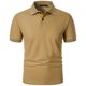 thumbnail image 3 of pstuiky Camisas casuales de manga corta para hombre, Camisa de manga corta con cuello vuelto, versátil, de color liso y estilo informal para hombre ropa de hombre xxl, 3 of 5