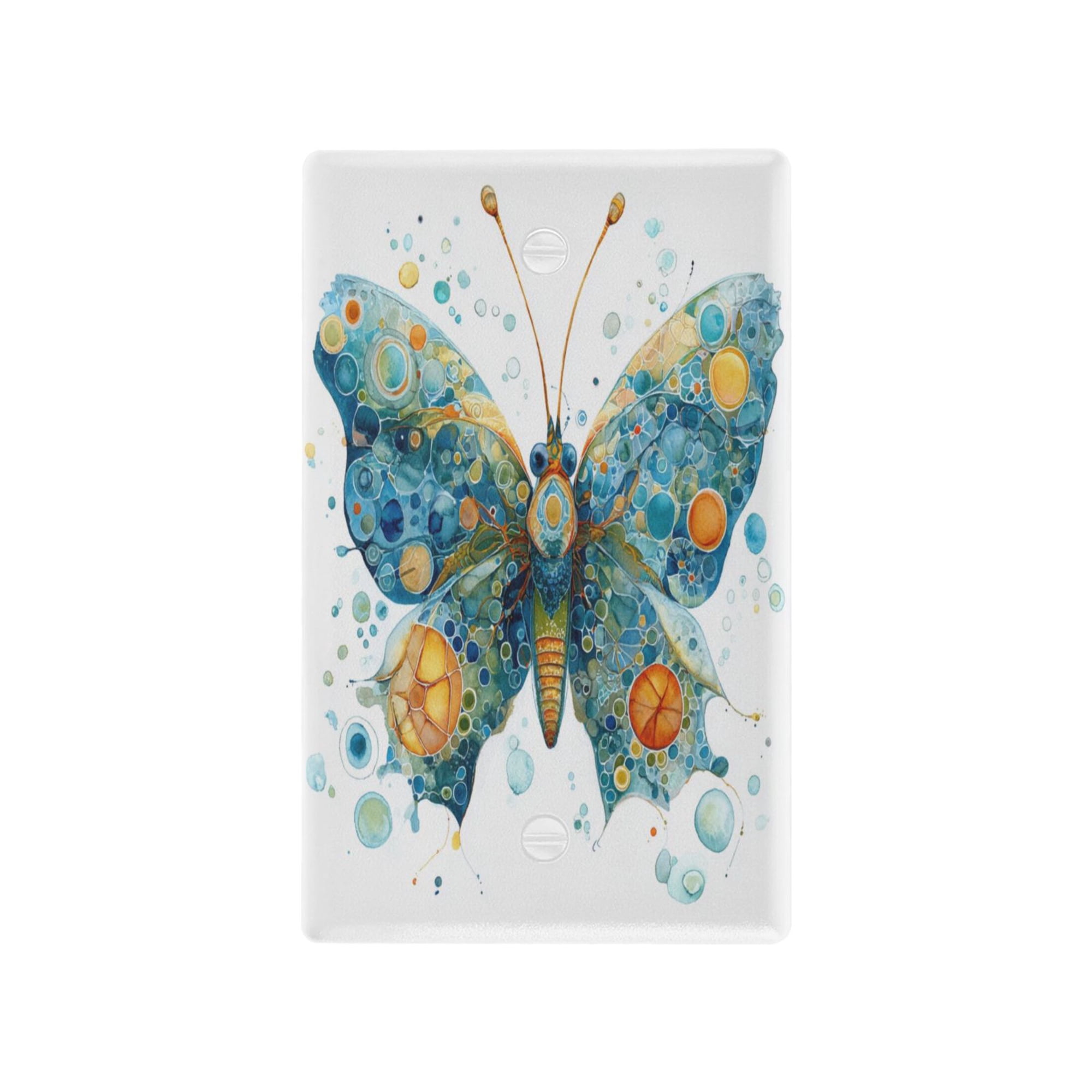 Light Switch Cover Switch Plate Outlet Cover Plug Cover for Electrical Toggle Switch Intricately Butterfly
