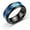 blue, variant on Men Titanium Stainless Ring Couple Rings Jewelry Vintage Wide Band Rings Gifts .-red-6