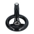 thumbnail image 4 of Roue à Main, Volant Rond à 3 Rayons Roue à Poignée Tournante Roue à Main Fabriquée avec Soin, 4 of 14