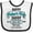 White and Black, variant on Inktastic Happy Father's Day Best Ever Boys or Girls Baby Bib