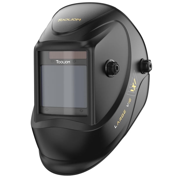 Casco de soldadura TOOLIOM con visión grande y oscurecimiento automático