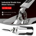 thumbnail image 3 of Professional Industrial Shears for Cutting Stainless Steel Metal J4F2 Sheet and PVC Pipe in Industrial Settings, 3 of 7