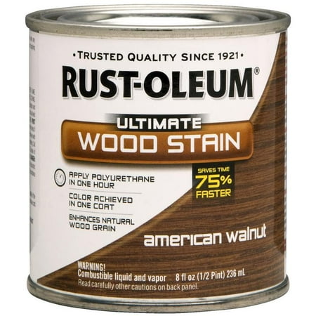 - Rust-Oleum Ultimate Wood Stain, 8oz