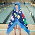 thumbnail image 3 of Toalla de baño para niños, envoltura para niños y niñas, toallas de playa con capucha para piscina, albornoz, algodón absorbente de felpa suave brillar Electrónica, 3 of 5