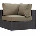 thumbnail image 4 of Modway Convene 9 Piece Outdoor Patio Sectional Set in Espresso Mocha, 4 of 5