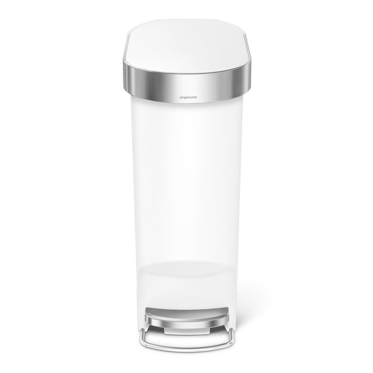 Free Shipping! simplehuman Slim Step Trash Can, 40 Liters, 10.6