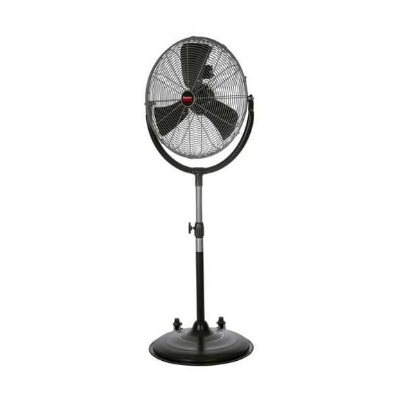 Dayton Pedestal Fan, 3 Speeds, Silver, Tilting Head 61LD79