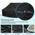 thumbnail image 3 of Adiqo 63 Inch Grill Cover for Weber Genesis 300 Series and New 2022 Genesis 300 Grills, Outdoor BBQ Cover with Waterproof Vinyl with Polyester Lining, Compare to Weber 7757, 3 of 8