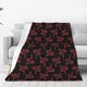 thumbnail image 1 of Balery Red Snake Manta de Felpa Suave y Acogedora – Cobija de Franela Aterciopelada para Cama, Lavable y Cálida para Sofá, Mascotas, Transpirable-80"x60", 1 of 7