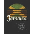 thumbnail image 1 of Jamaica: Jamaican Vintage Flag Personalized Retro Gift Idea for Coworker Friend or Boss Undated Planner Daily Weekly Monthly Ca, 1 of 1