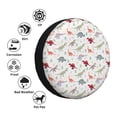 thumbnail image 4 of Wukai Cute Dinosaur Print Spare Tire Cover for RV Trailer,Waterproof PVC Faux Leather Wheel Cover Fit for Truck,Trailer,RV,SUV,Camper and Most Vehicle-17 inch, 4 of 6