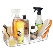 iDesign Clear Clarity Bath Tote, Large, 7 L x 14.5 W x 5.5 H