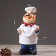 thumbnail image 2 of 2 Piezas Decoración para Cocina Bar Resina Chef Decoración de Adornos, 2 of 7