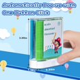 thumbnail image 3 of Children's dental floss sticks, children's dental floss stick dispenser, fun and colorful animal-themed children's dental floss to prevent cavities and gum disease in children, teenagers, girls, boys, 3 of 4