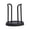 Black, variant on Cup Storage Holder, Disposable Cup Dispenser, Heavy Duty Round Metal Storage Rack for Bathroom Kitchen Countertops Organizer for Paper Cups, Coffee Cups and Tea Cups, Household Daily Use,Black
