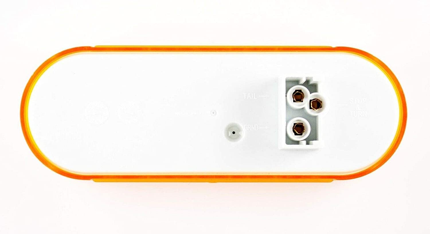 6.5" Inch Oval 24 LED Turn Tail Clearance Signal Light Truck Trailer 6x Amber
