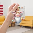 thumbnail image 4 of Qocolhg Easter Acrylic Ornaments Spring Easter Egg Bunny Basket Holiday Easter Decorations Bunny Gnome Ornament Embellishments Decorative Indoor Hanging Ornaments for Home Easter Party Clearance, 4 of 5