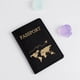 thumbnail image 1 of Funda protectora para pasaporte, libro, pasaporte, mapa dorado, de cuero PU, bolsa de almacenamiento para certificados, funda para pasaporte, 1 of 5