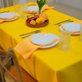 thumbnail image 4 of JYFLZQ Yellow Polyester Tablecloth, 60" x 120" Rectangle, 4 of 7