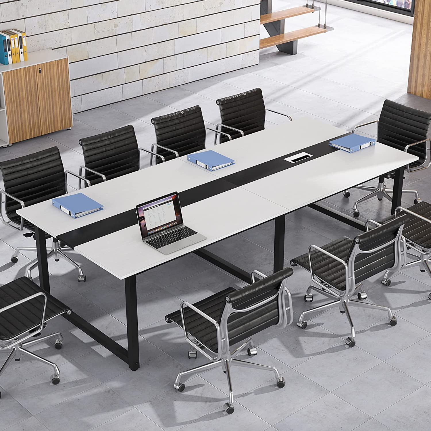Tribesigns 8FT Rectangle Conference Table, 94.49L x 47.24W x 29.53H
