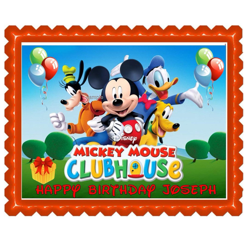 Mickey Mouse Clubhouse Sheet Cake