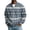 Multicolor #8, variant on WULMLEO Christmas Loose Fit Full Zip Bomber Jackets For Men Snowflake Graphic Waffle Knit Sweatshirts Winter Daily Outerwear Dark Green M